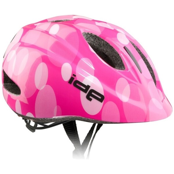 rh+ IDE børnehjelm pink m/ringe - str. 48-52 cm