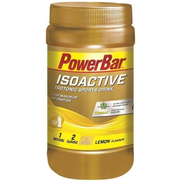 PowerBar IsoActive Lemon pulver 600 gr.