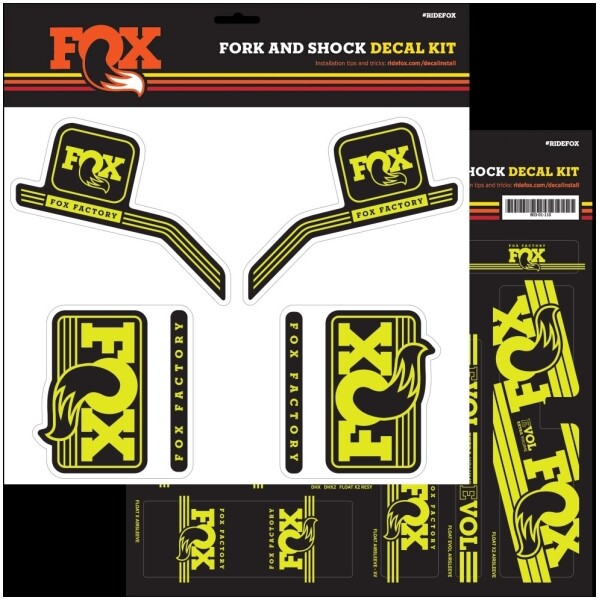 Fox Decal 16 Heritage, Fork & Shock Kit