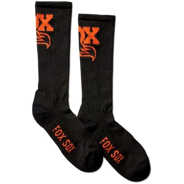 FOX SOCKS LOGO ORANGE 7